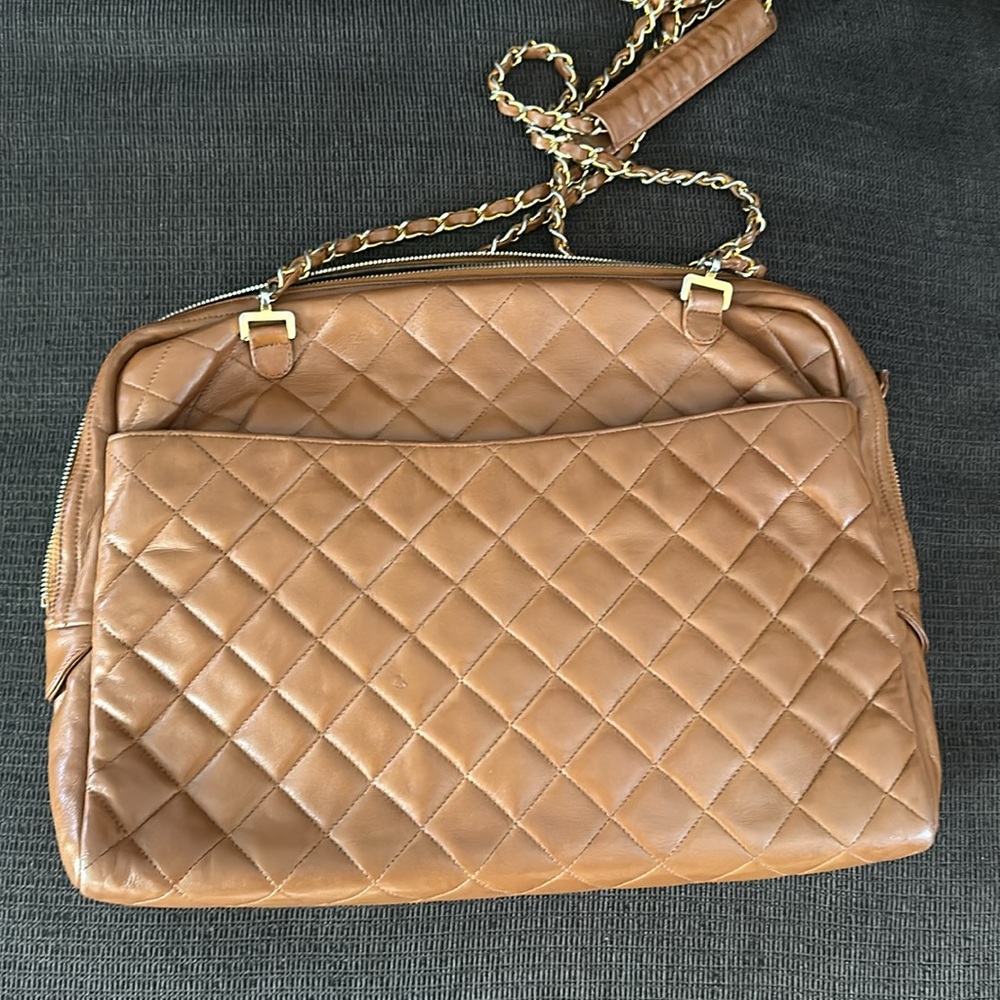 Vintage Chanel large camera bag style/Tote - Picture 11 of 16